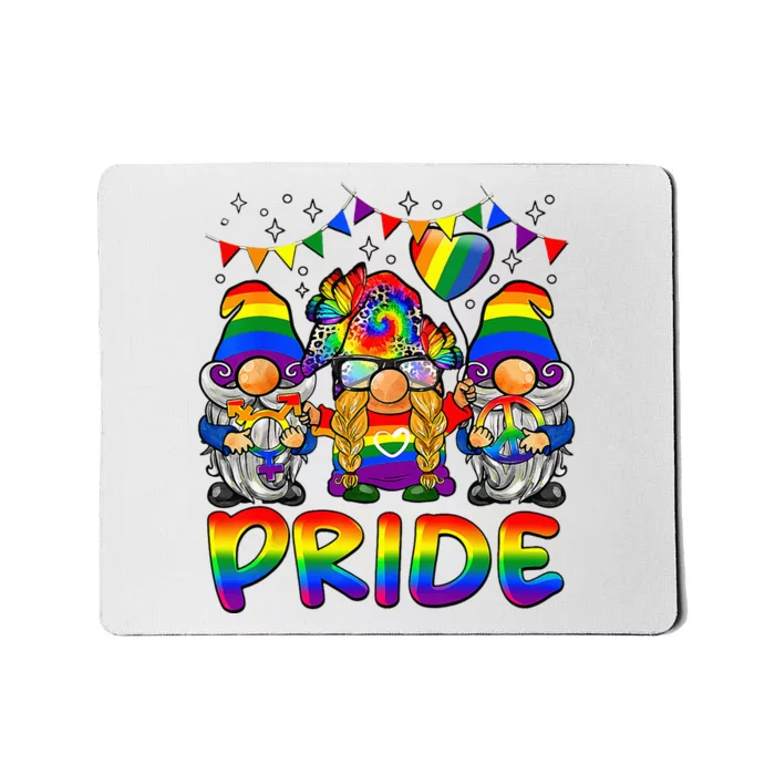 Cute Gay Bisexual Transsexual Gnomes LGBTQ Pride Ally Mousepad