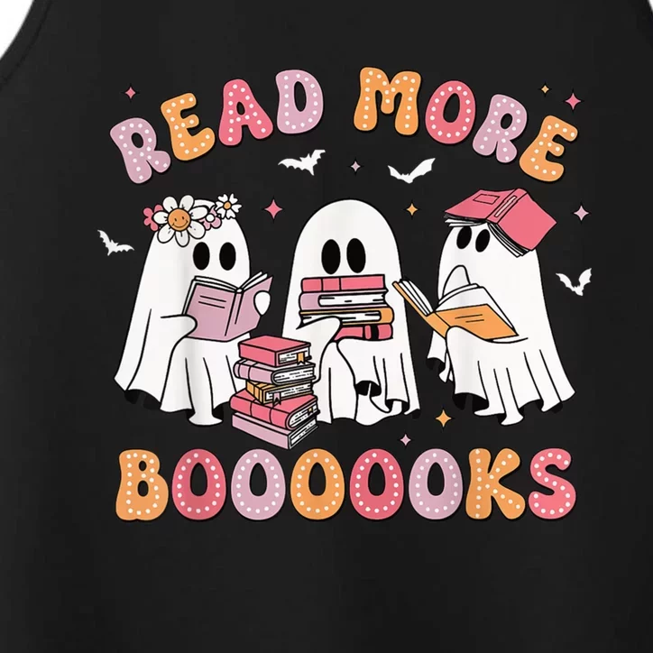 Cute Ghost Book Read More Books Funny Teachers Halloween Performance Tank