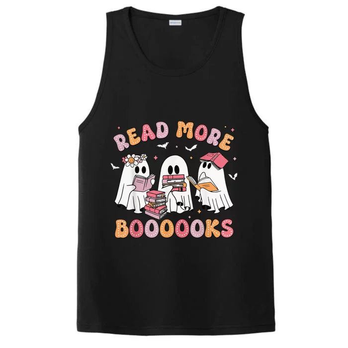 Cute Ghost Book Read More Books Funny Teachers Halloween Performance Tank