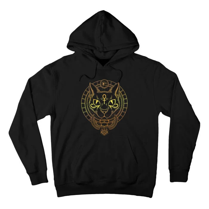 Cat Goddess Bastet Cat Egyptian Tall Hoodie