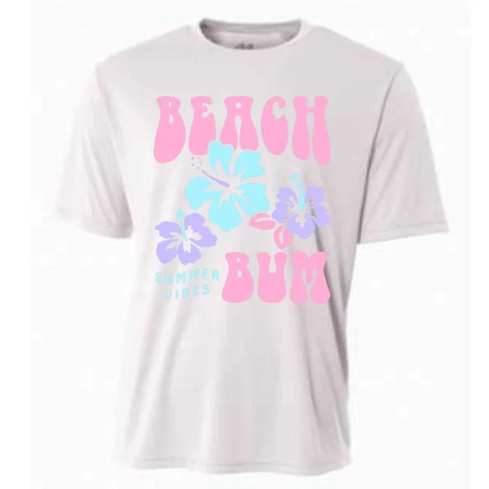 Coconut Girl Beach Bum Pastel Graphic Trendy y2k 90s Retro Cooling Performance Crew T-Shirt