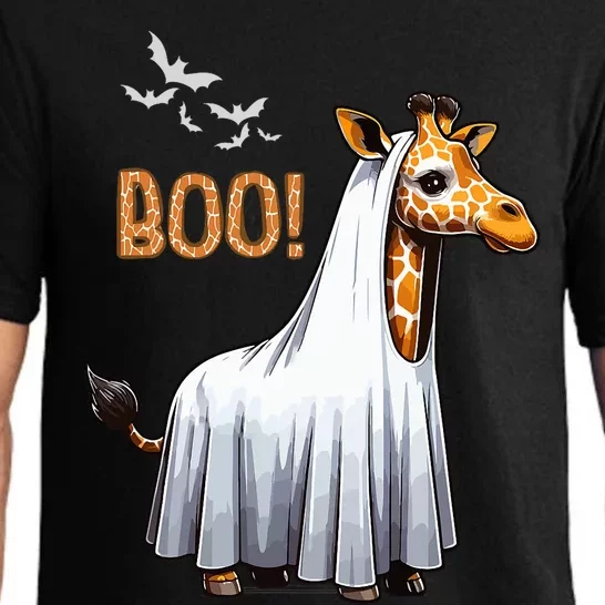 Cute Giraffe Boo Halloween Costume Zoo Lover Pajama Set