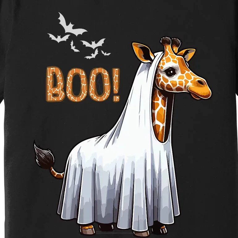 Cute Giraffe Boo Halloween Costume Zoo Lover Premium T-Shirt