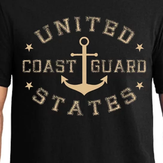 Coast Guard Birthday United States Anchor Pajama Set