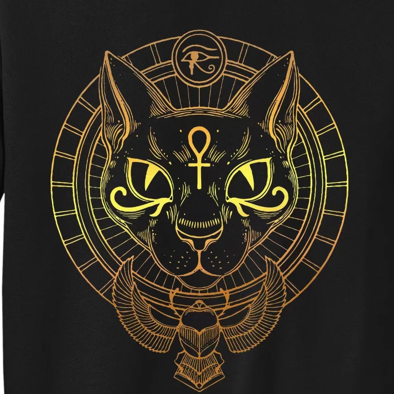 Cat Goddess Bastet Cat Egyptian Tall Sweatshirt