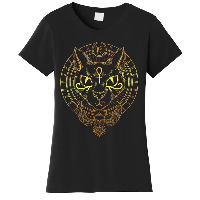 Cat Goddess Bastet Cat Egyptian Women's T-Shirt