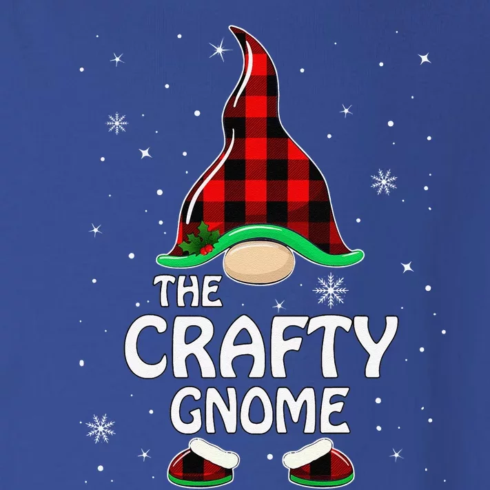 Crafty Gnome Buffalo Plaid Matching Family Christmas Pajama Toddler Long Sleeve Shirt