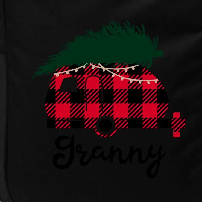 Christmas Granny Buffalo Car Tree Red Plaid Xmas Pajamas Great Gift Impact Tech Backpack