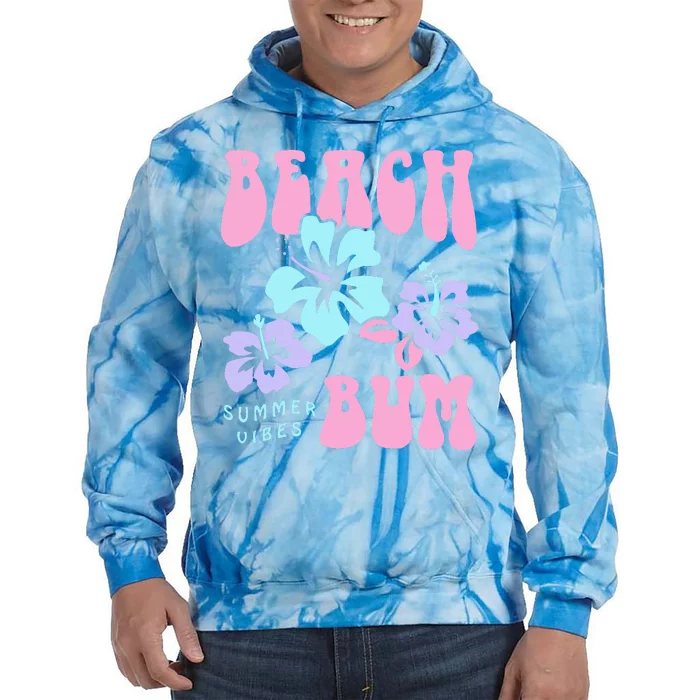 Coconut Girl Beach Bum Pastel 90s Retro Tie Dye Hoodie