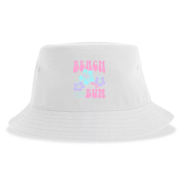 Coconut Girl Beach Bum Pastel 90s Retro Sustainable Bucket Hat