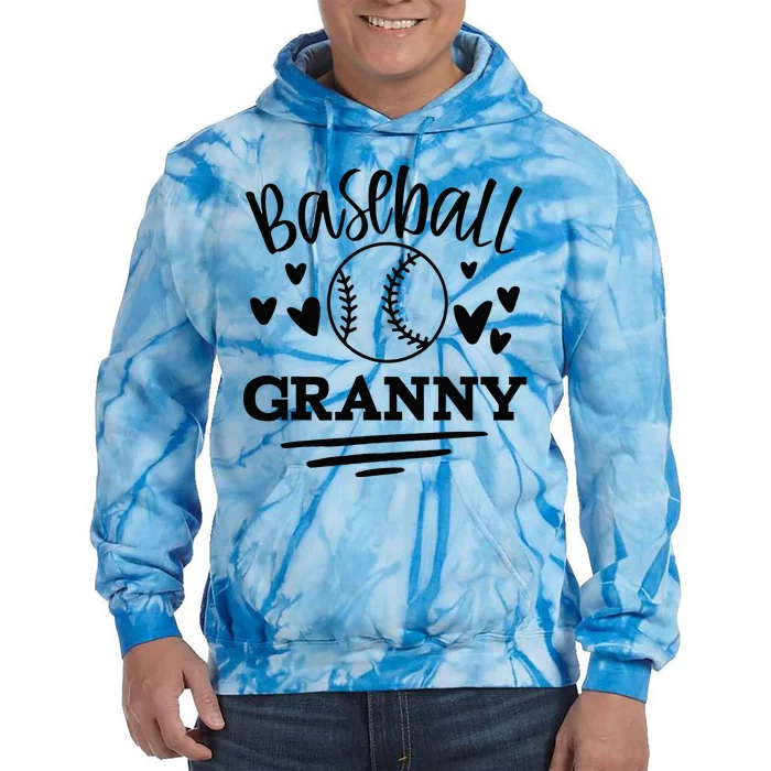 Cute Granny Baseball Granny Tie Dye Hoodie