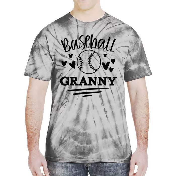 Cute Granny Baseball Granny Tie-Dye T-Shirt