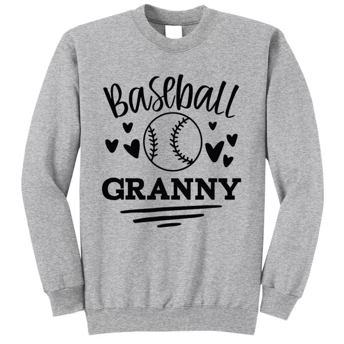 Cute Granny Baseball Granny Tall Sweatshirt