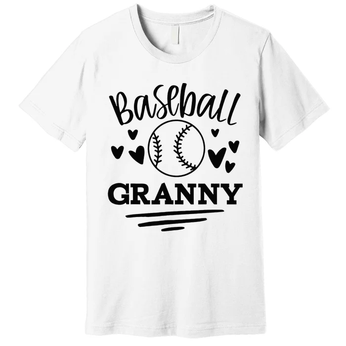 Cute Granny Baseball Granny Premium T-Shirt