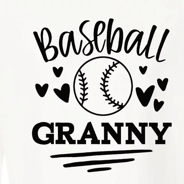 Cute Granny Baseball Granny Cropped Pullover Crew