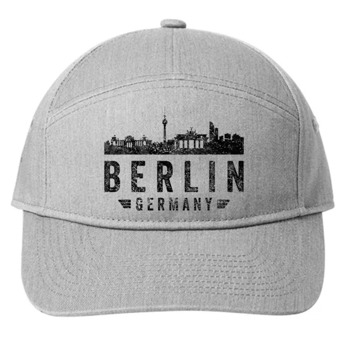 Capital Germany Berlin Souvenir Top Berlin Skyline Berlin 7-Panel Snapback Hat