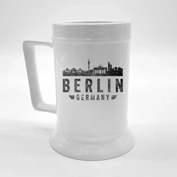 Capital Germany Berlin Souvenir Top Berlin Skyline Berlin Front & Back Beer Stein