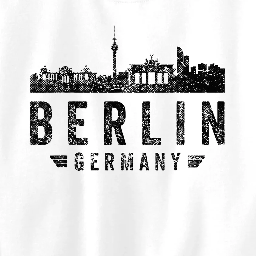 Capital Germany Berlin Souvenir Top Berlin Skyline Berlin Kids Sweatshirt