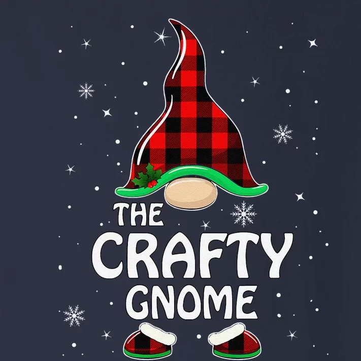 Crafty Gnome Buffalo Plaid Matching Family Christmas Pajama Toddler Long Sleeve Shirt