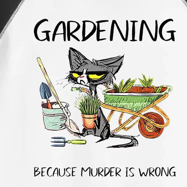 Christmas Gardening Because Murder Is Wrong Farmer Mom Toddler Fine Jersey T-Shirt