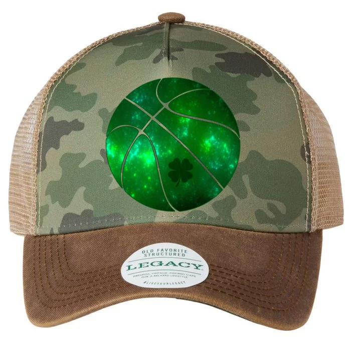 Clover Green Basketball Lover Legacy Tie Dye Trucker Hat