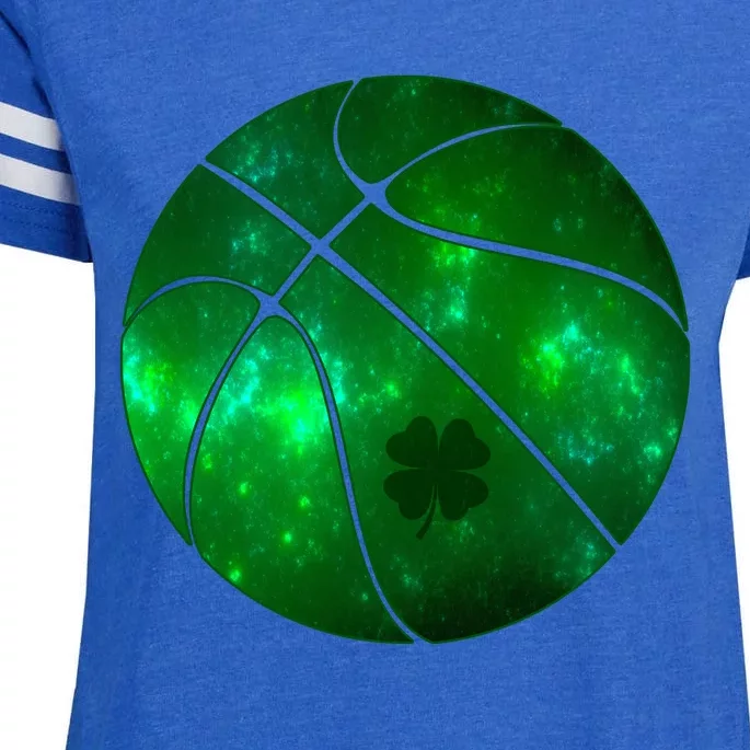 Clover Green Basketball Lover Enza Ladies Jersey Football T-Shirt