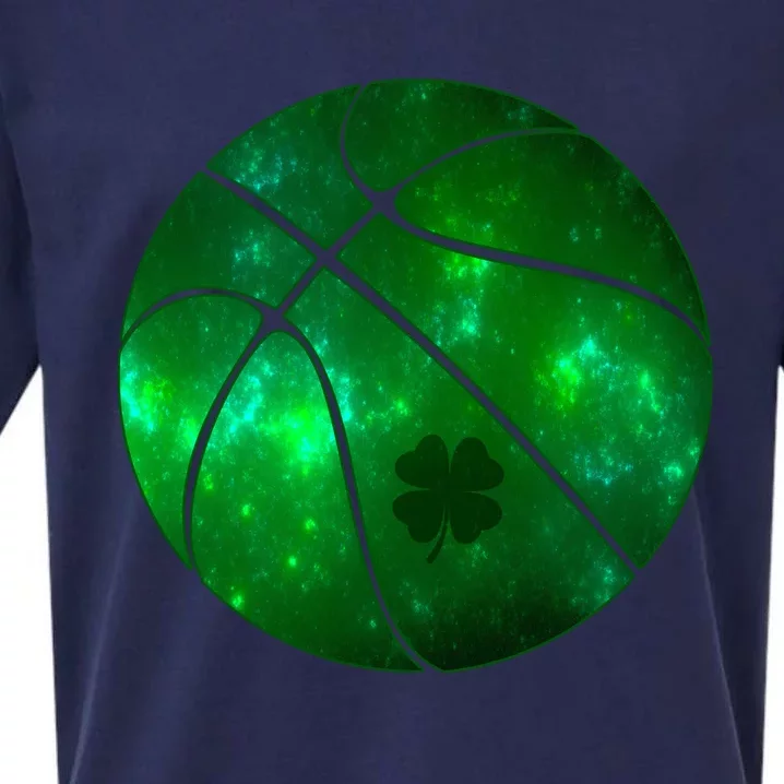 Clover Green Basketball Lover Sueded Cloud Jersey T-Shirt