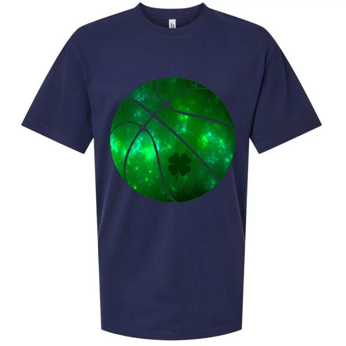 Clover Green Basketball Lover Sueded Cloud Jersey T-Shirt