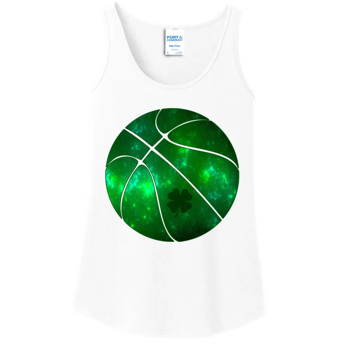 Clover Green Basketball Lover Ladies Essential Tank