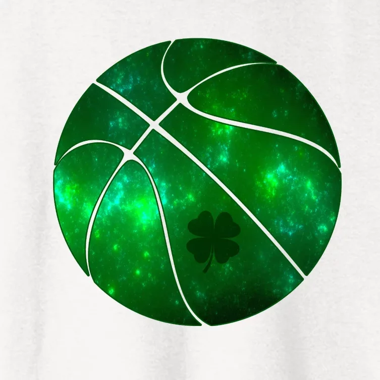 Clover Green Basketball Lover Women's Crop Top Tee