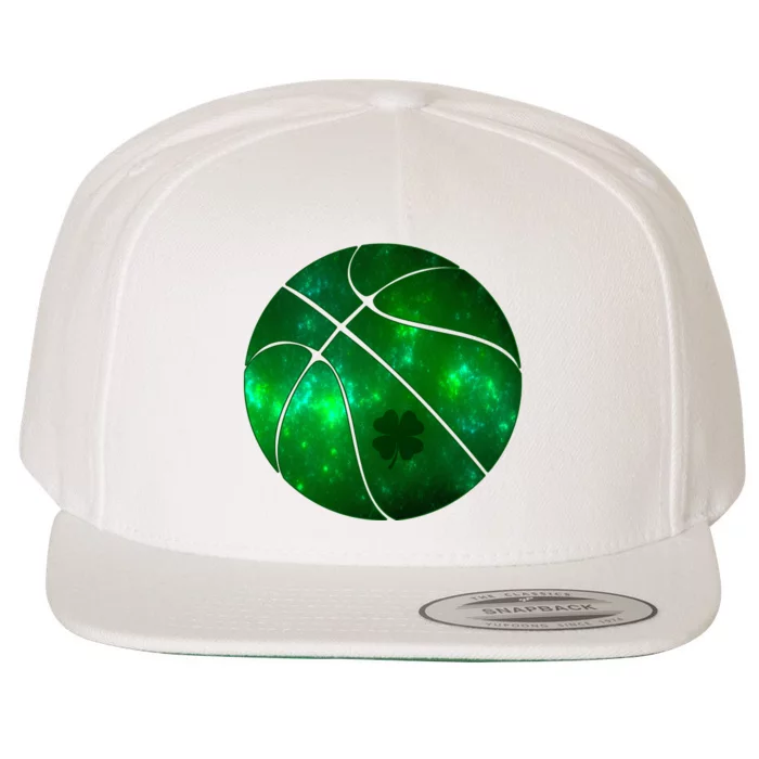 Clover Green Basketball Lover Wool Snapback Cap