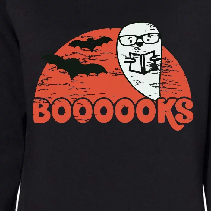 Cute Ghost Boooooks School Librarian Or Teacher Halloween Womens California Wash Sweatshirt