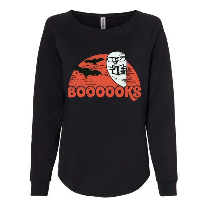 Cute Ghost Boooooks School Librarian Or Teacher Halloween Womens California Wash Sweatshirt