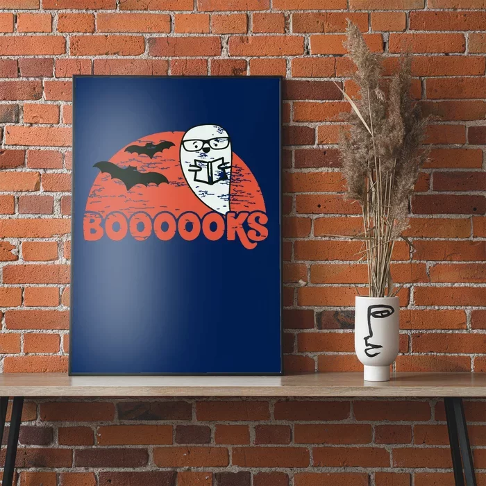 Cute Ghost Boooooks School Librarian Or Teacher Halloween Poster