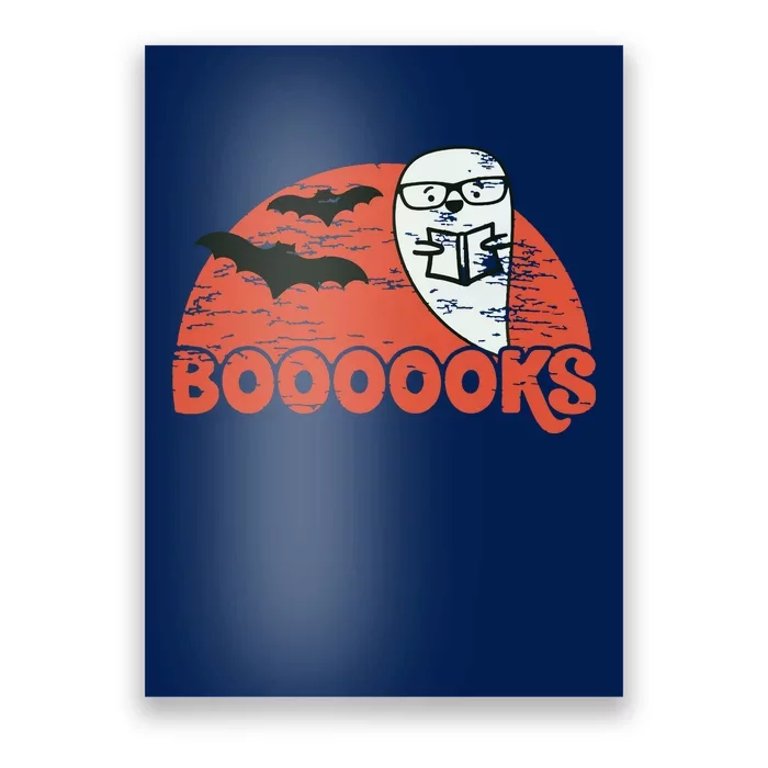 Cute Ghost Boooooks School Librarian Or Teacher Halloween Poster