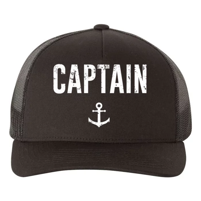 Captain Gift Boat Owner Novelty Gift Yupoong Adult 5-Panel Trucker Hat