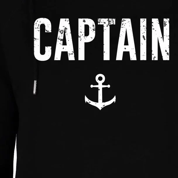 Captain Gift Boat Owner Novelty Gift Womens Funnel Neck Pullover Hood