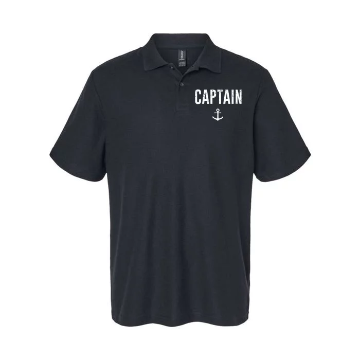 Captain Gift Boat Owner Novelty Gift Softstyle Adult Sport Polo