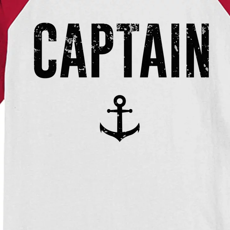 Captain Gift Boat Owner Novelty Gift Kids Colorblock Raglan Jersey