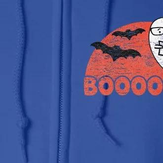 Cute Ghost Boooooks School Librarian Or Teacher Halloween Full Zip Hoodie