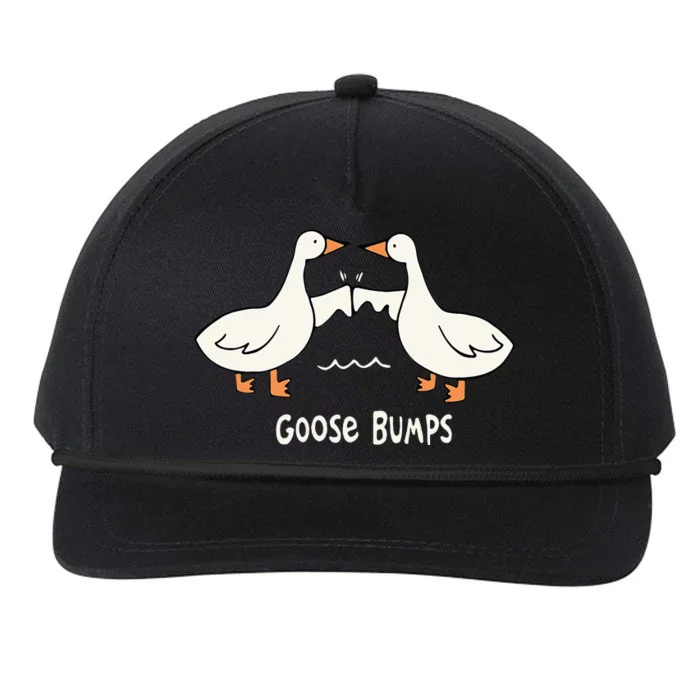 Cute Goose Bumps Funny Animal Pun Lover Snapback Five-Panel Rope Hat