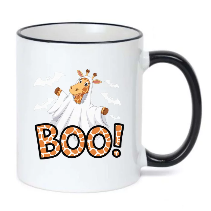 Cute Giraffe Boo Halloween Costume Zoo Lover Happy Halloween Custome Black Color Changing Mug