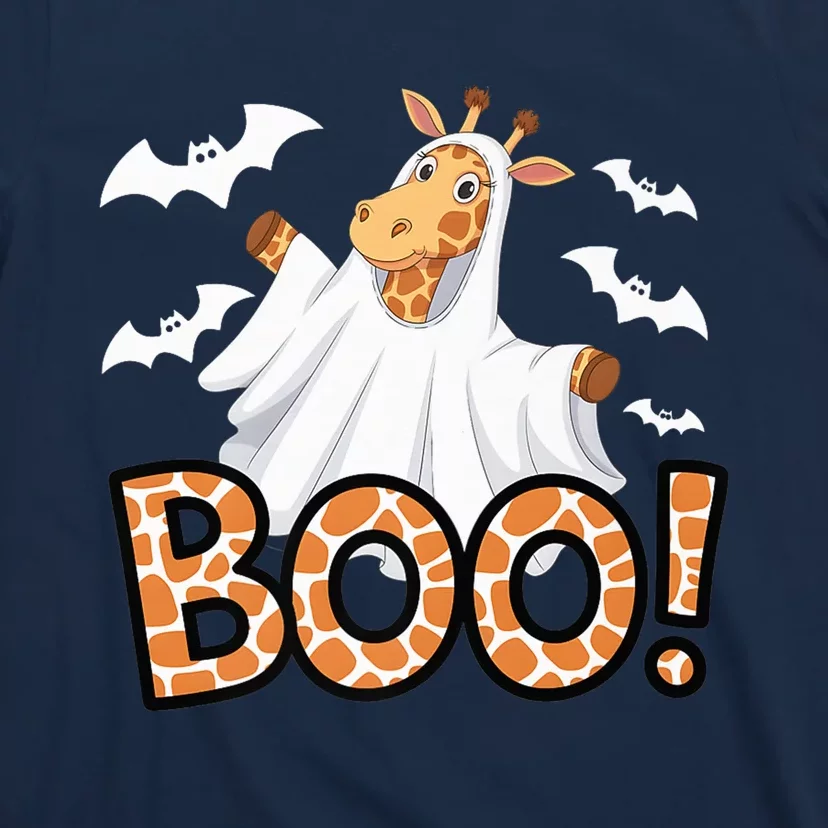 Cute Giraffe Boo Halloween Costume Zoo Lover Happy Halloween Custome T-Shirt