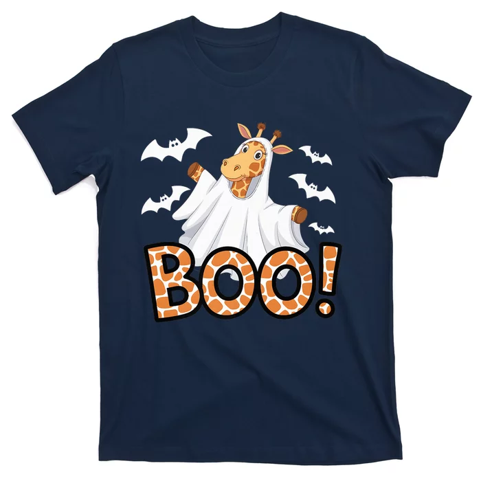 Cute Giraffe Boo Halloween Costume Zoo Lover Happy Halloween Custome T-Shirt