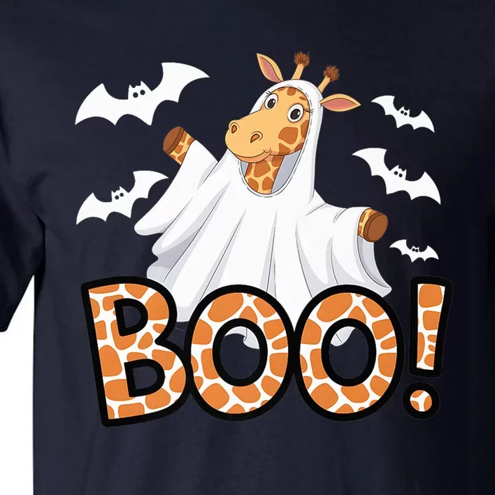 Cute Giraffe Boo Halloween Costume Zoo Lover Happy Halloween Custome Tall T-Shirt