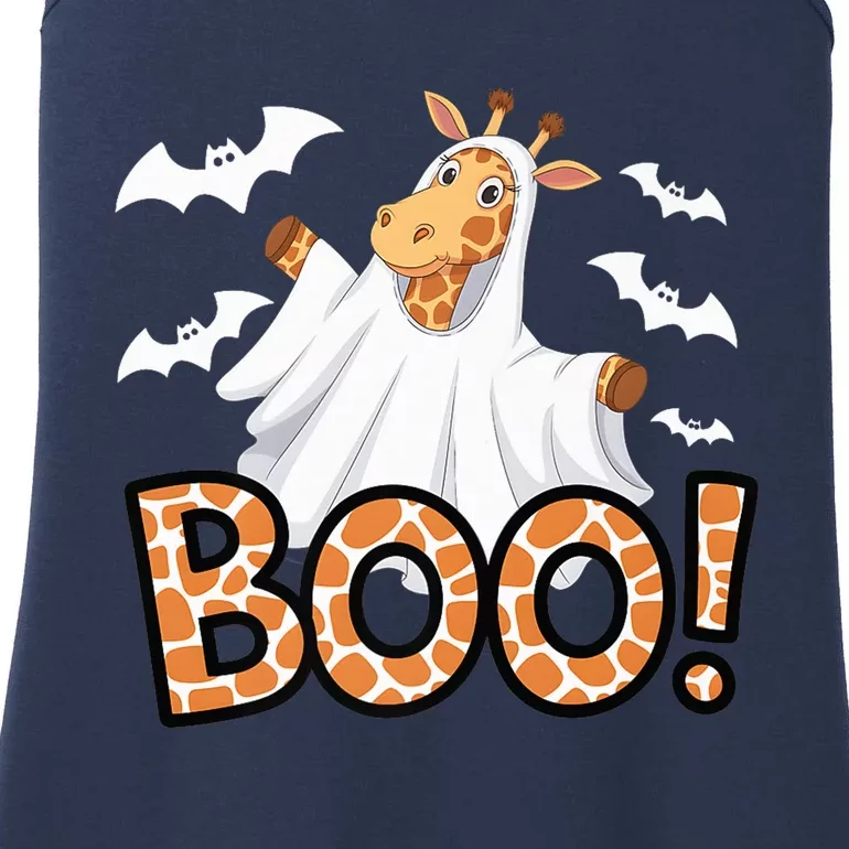 Cute Giraffe Boo Halloween Costume Zoo Lover Happy Halloween Custome Ladies Essential Tank