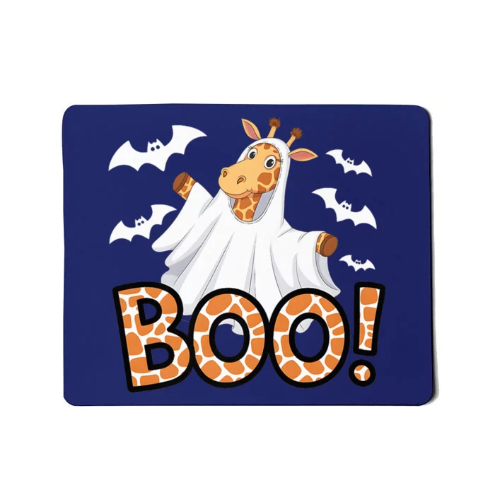 Cute Giraffe Boo Halloween Costume Zoo Lover Happy Halloween Custome Mousepad