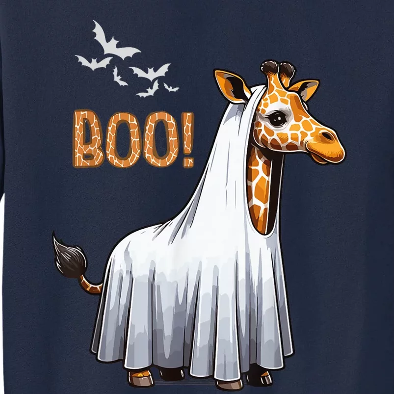 Cute Giraffe Boo Halloween Costume Zoo Lover Tall Sweatshirt