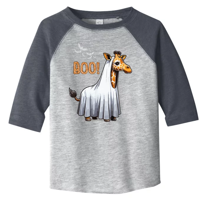 Cute Giraffe Boo Halloween Costume Zoo Lover Toddler Fine Jersey T-Shirt