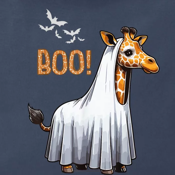 Cute Giraffe Boo Halloween Costume Zoo Lover Zip Tote Bag